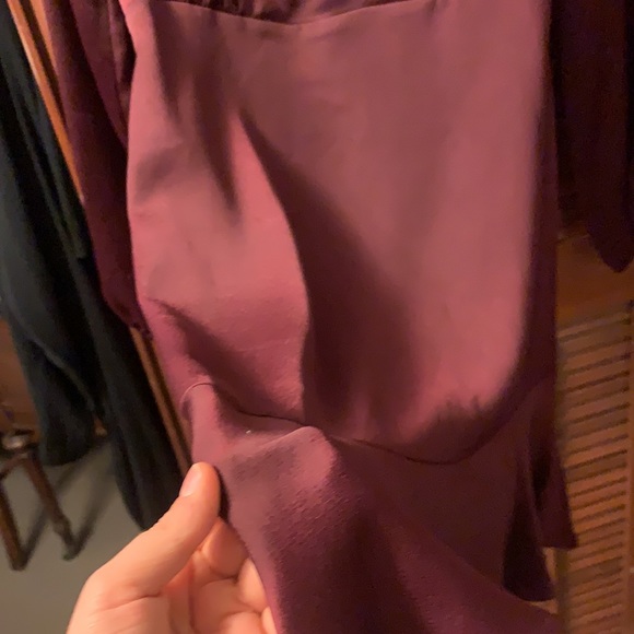 Zara purple ruffle bottom dress - Picture 5 of 9